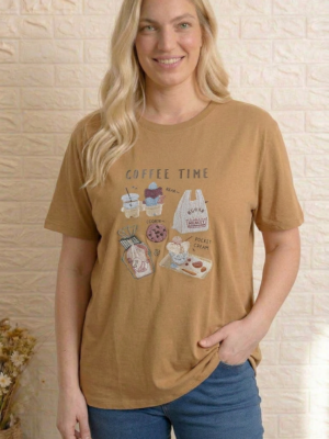 Camiseta coffee camel