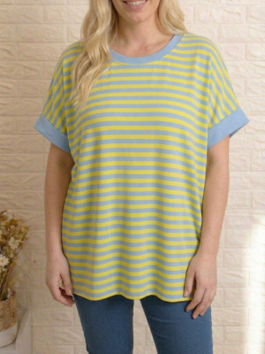 Camiseta palm amarilla