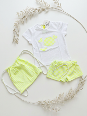 Conjunto baño fluor cangrejo boxer