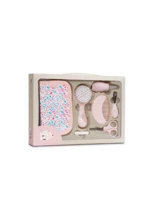 Kit neceser flores petalos rosa