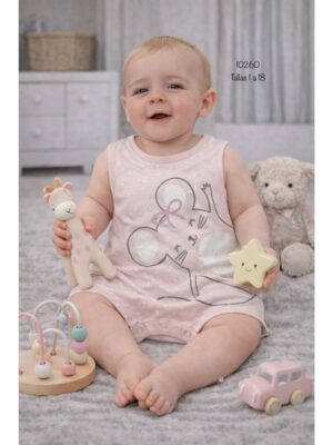 Pijama ratoncito rosa