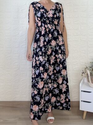 Vestido velour negro