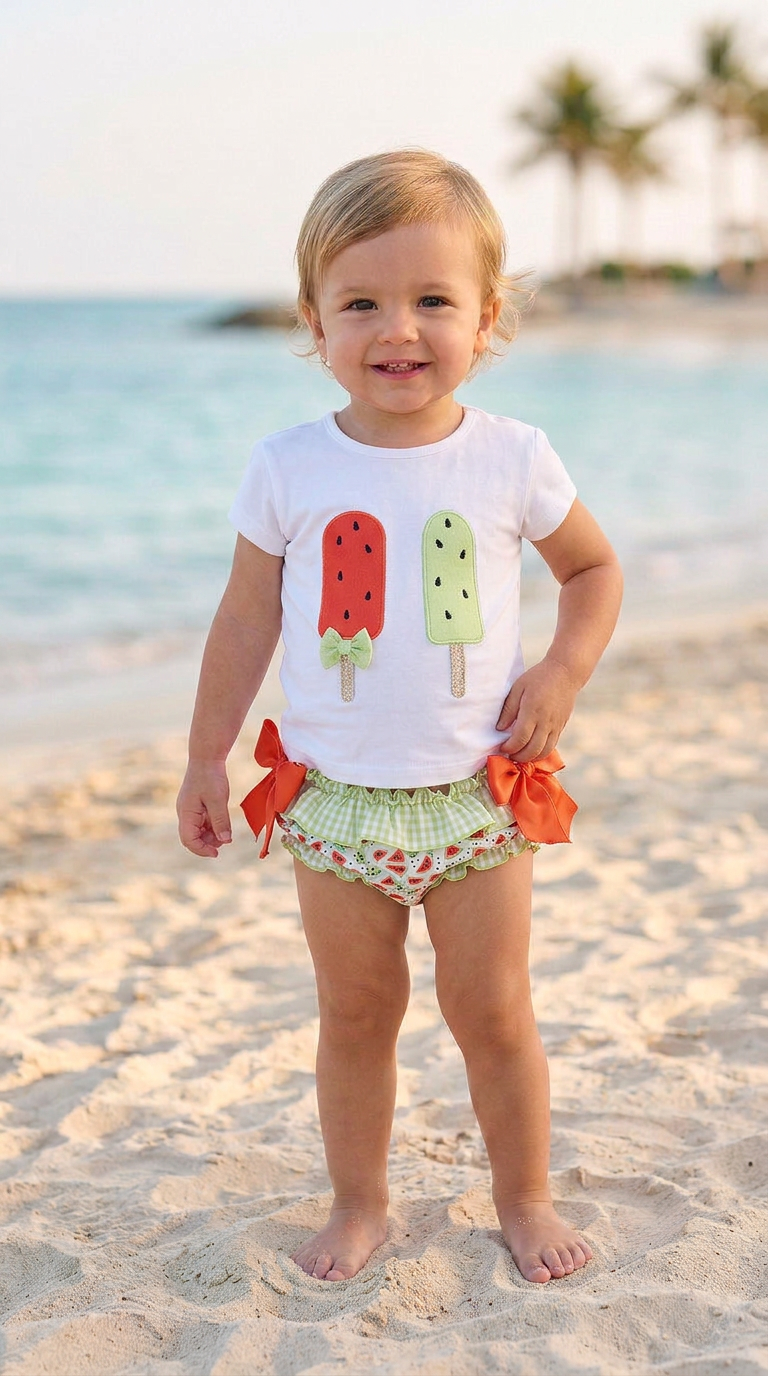 Conjunto baño healdos niña