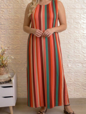 Vestido Évora naranja