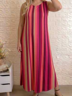 Vestido Évora rosa