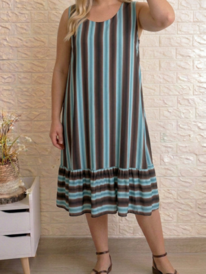 Vestido aveline agua y chocolate