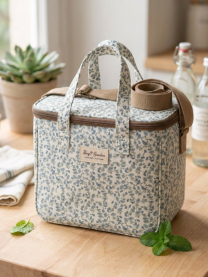 Nevera flores liberty azul