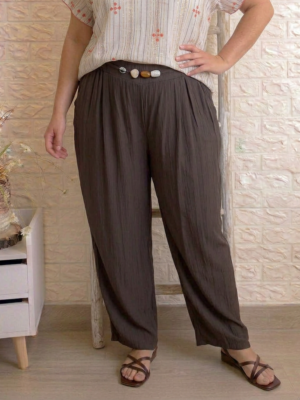 Pantalón tilo chocolate