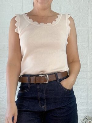 Top Rubí beige