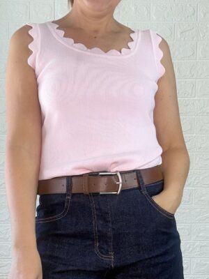 Top rubí rosa