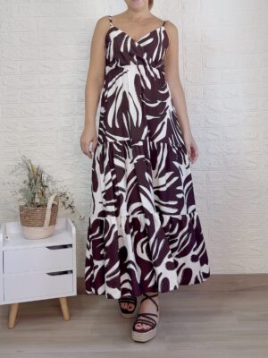Vestido Elara chocolate