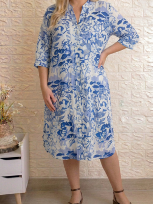 Vestido evelina azul