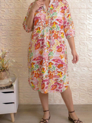 Vestido evelina naranja