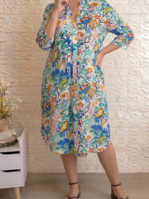 Vestido evelina verde