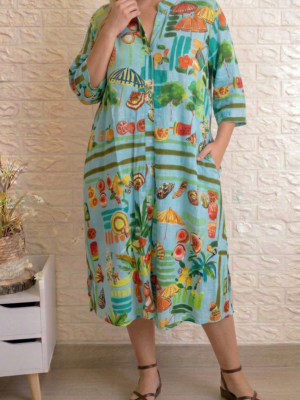 Vestido milena azul