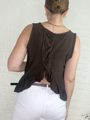 Blusa nerisa chocolate