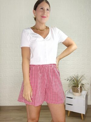 Camiseta malaquita blanca