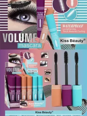 Máscara pestañas volumen kiss beauty