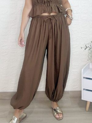 Pantalón Elara chocolate