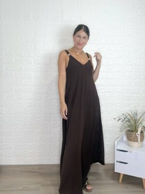 Vestido solaria chocolate