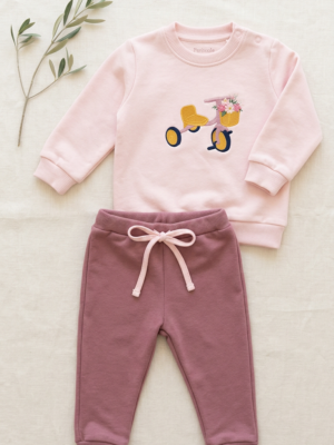 Chándal triciclo rosa