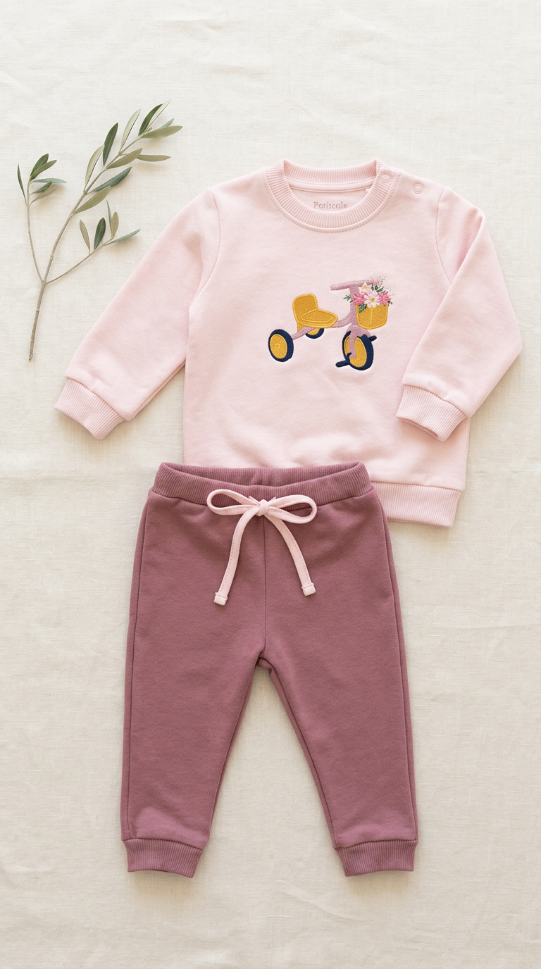 chandal triciclo rosa
