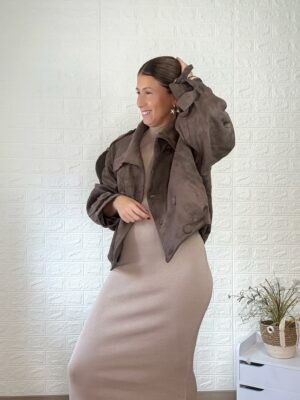 Chaqueta camille chocolate