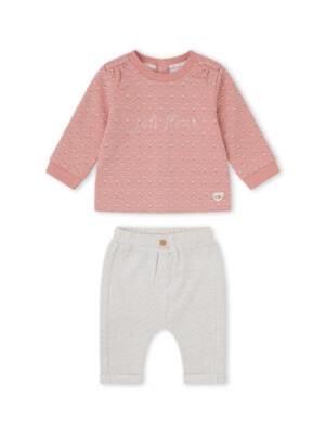 Conjunto juli fleur rosa