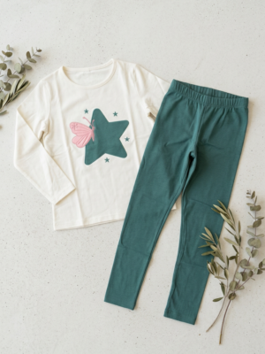 Conjunto leggins estrella mariposa