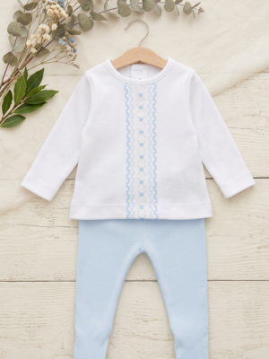 Conjunto polaina antas celeste