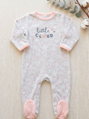 Pijama little cloud melocotón