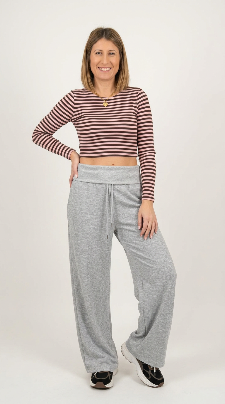 pantalón belén gris